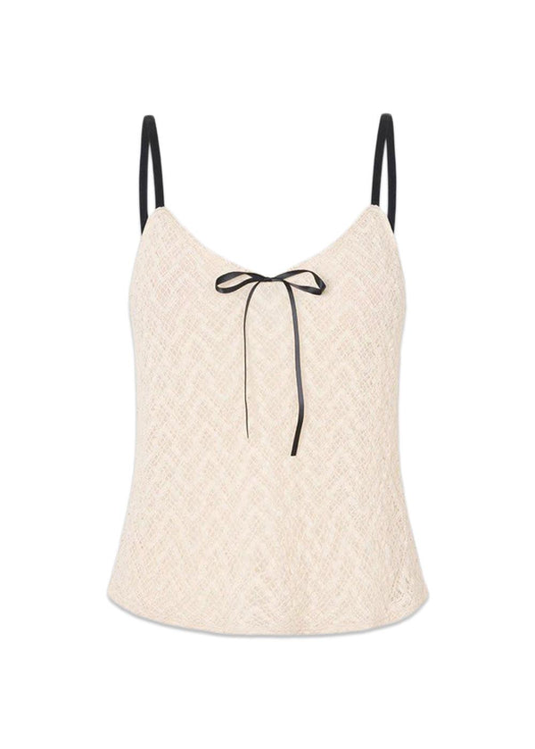 EmiliaMD lace top - Soft White-Top-Modström-Butler Loftet