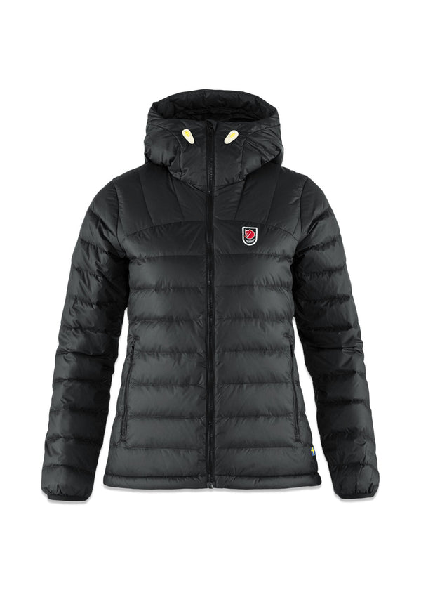 Expedition Pack Down Hoodie W - Black-Outerwear-Fjällräven-Butler Loftet