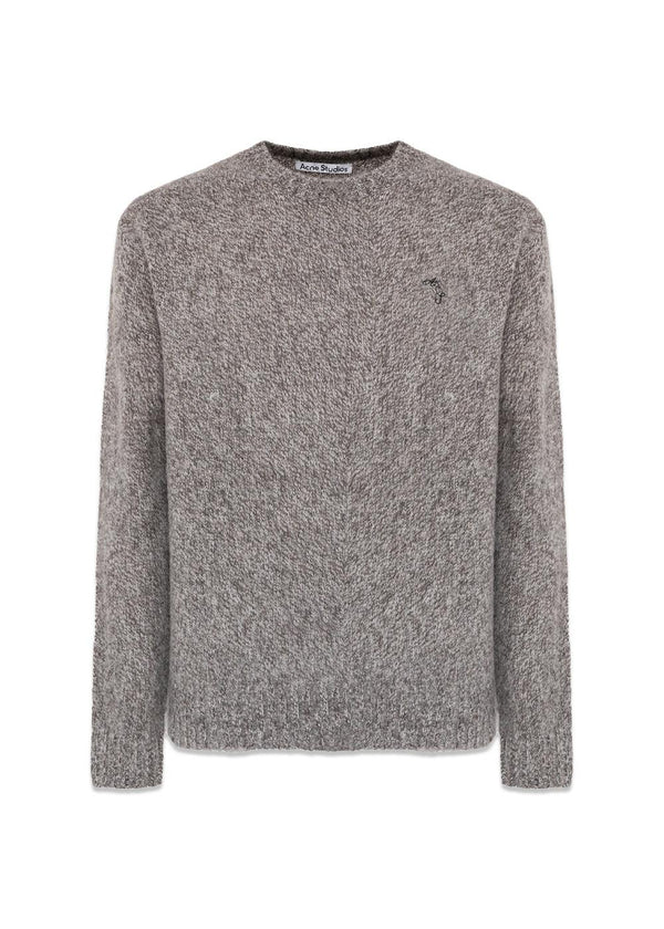 FN-MN-KNIT000446 - Anthracite Grey/Off White-Knitwear-Acne Studios-Butler Loftet