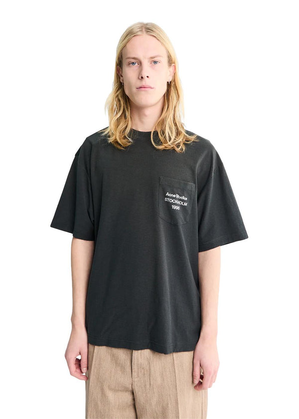 FN-UX-TSHI000289 - Faded Black-T-shirts-Acne Studios-Butler Loftet