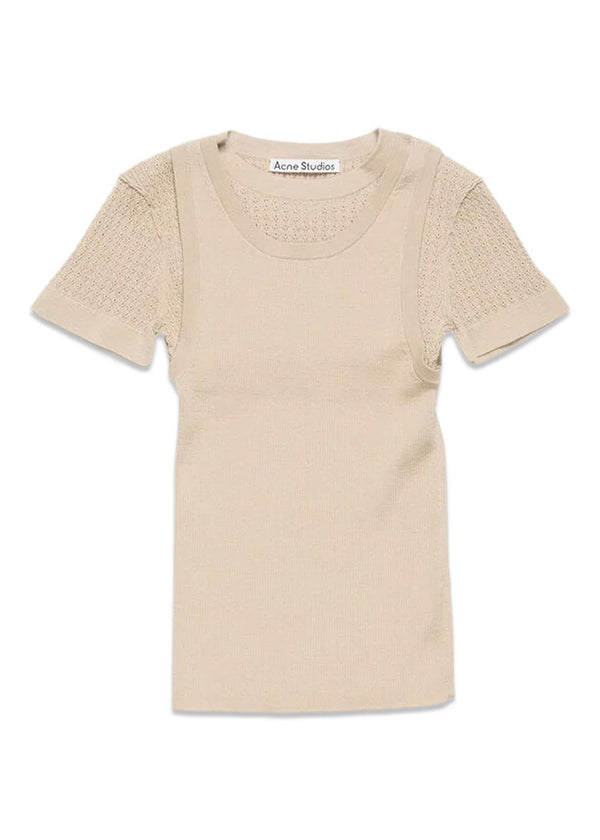 FN-WN-KNIT000996 - Beige-Knitwear-Acne Studios-Butler Loftet