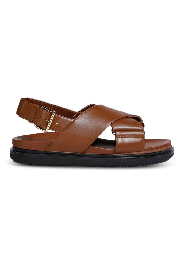 FUSSBETT SHOES - Brown-Sandals-Marni-Butler Loftet