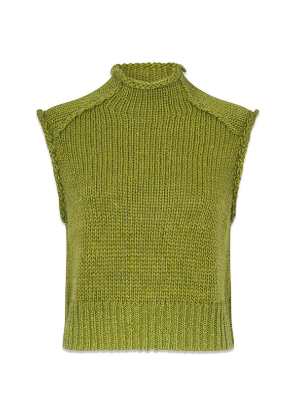 FelipeMD vest - Green Seed-Knitwear-Modström-Butler Loftet