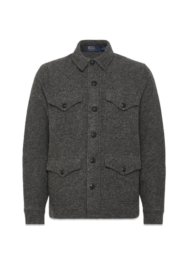 Felted Wool-Blend Thicket Jacket - Grey-Outerwear-Ralph Lauren-Butler Loftet