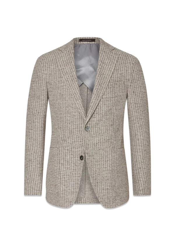 Ferry Patch Blazer - Hazel Beige-Blazers-Oscar Jacobson-Butler Loftet