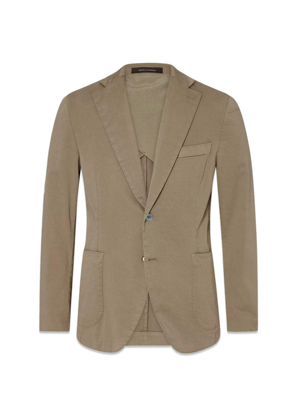 Ferry Patch Soft Blazer - Rough Sand-Blazers-Oscar Jacobson-Butler Loftet