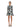 Flower Mesh Ls Mini Dress - Gray Pinstripe Comb.-Dress-Rotate-Butler Loftet