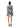 Flower Mesh Ls Mini Dress - Gray Pinstripe Comb.-Dress-Rotate-Butler Loftet