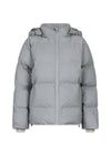 Fox C Puffer Jacket - Light Grey-Outerwear-Neo Noir-Butler Loftet