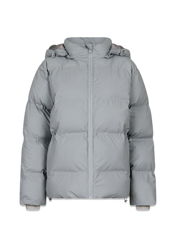 Fox C Puffer Jacket - Light Grey-Outerwear-Neo Noir-Butler Loftet