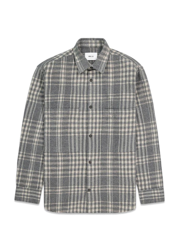 Nn. 07s Freddy 5292 - Dark Grey Check. Køb blazers her.