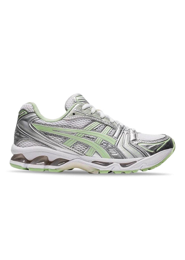 Asics' GEL-KAYANO 14 - White/Jade. Køb sneakers her.