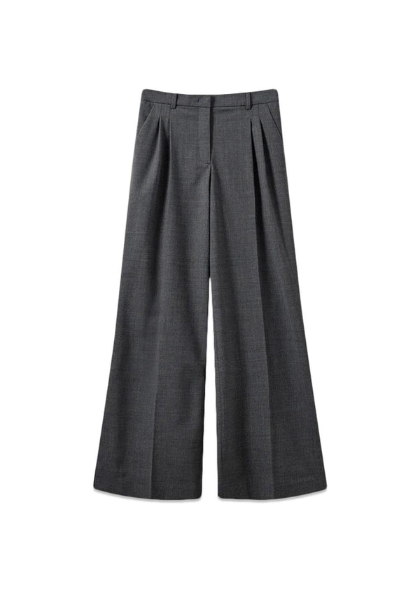 Grand Pants - Gray Melange-Pants-The Garment-Butler Loftet