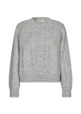 GrannonMD o-neck - Gray Melange-Knitwear-Modström-Butler Loftet