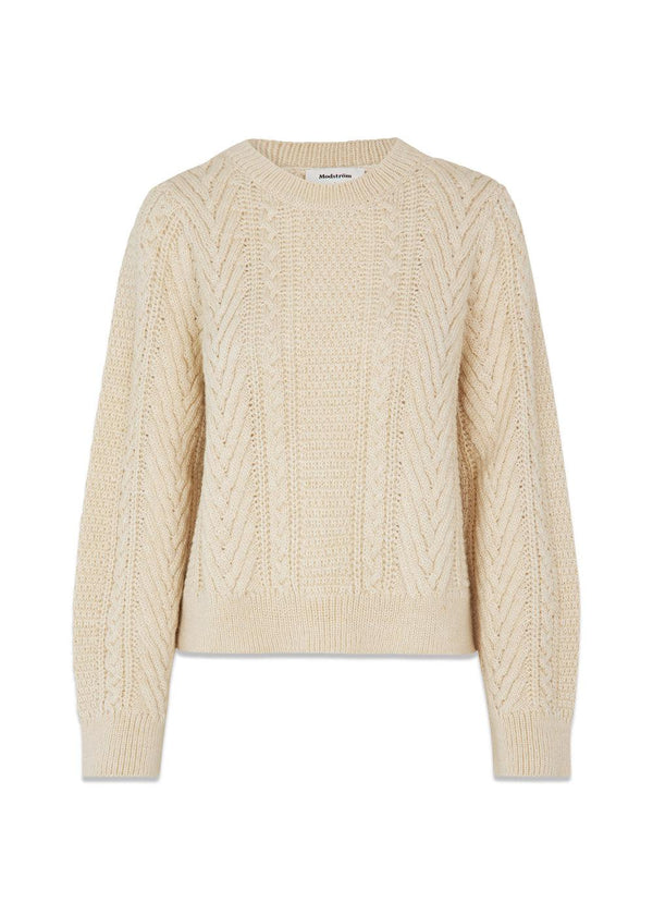 Modströms GrannonMD o-neck - Vanilla Ice. Buy knitting here.