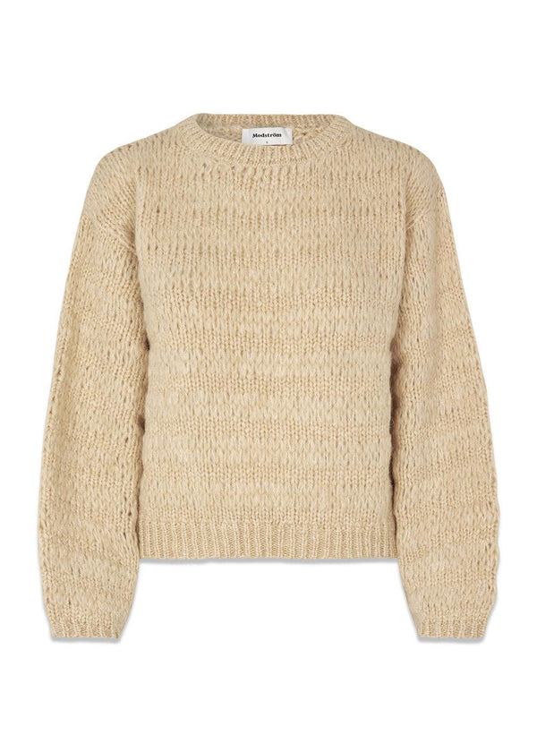 Modströms GroverMD o-neck - Ivory Cream. Buy knitting here.