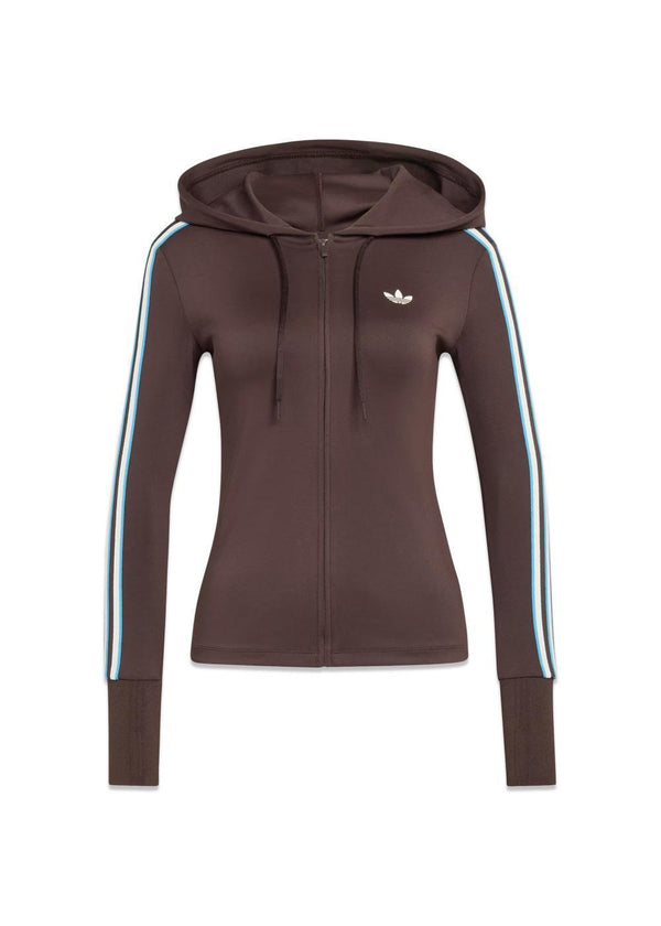 HOODED ZIPPER - Aurora Coffee-Sweatshirts-Adidas Originals-Butler Loftet