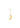 Half Moon Earring - Gold-Plated Silver-Jewellery-Jane Kønig-Butler Loftet