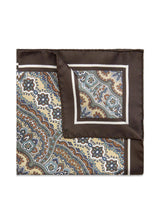 Handkerchief - Black Brown-Accessories-Oscar Jacobson-Butler Loftet