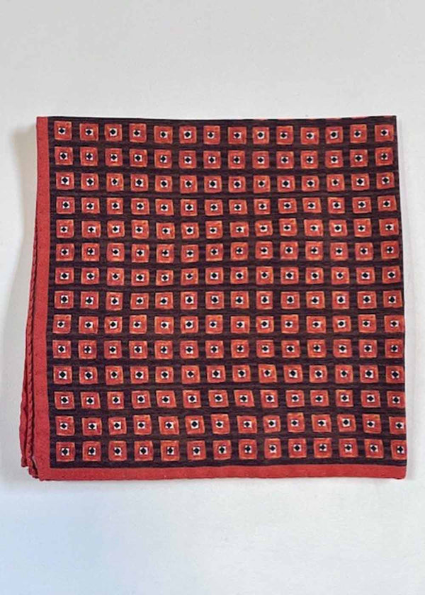 Handkerchief - Orange-Accessories-Oscar Jacobson-Butler Loftet