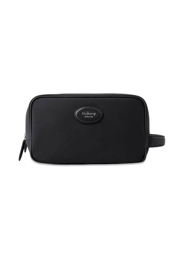Heritage Nylon Wash Case - Black-Bags-Mulberry-Butler Loftet