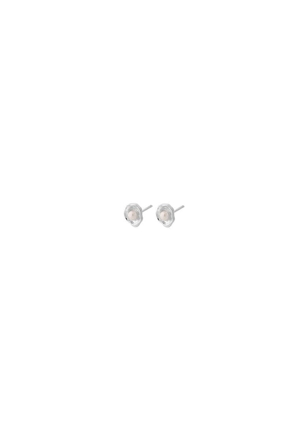 Hidden Pearl Earsticks size 8 mm - Silver-Jewellery-Pernille Corydon-Butler Loftet