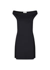 HimaMD off-shoulder dress - Black-Dress-Modström-Butler Loftet
