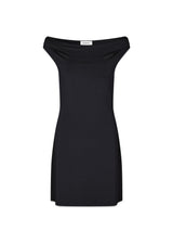 HimaMD off-shoulder dress - Black-Dress-Modström-Butler Loftet