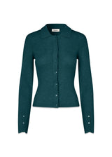 HirokiMD cardigan - Bottle Green-Knitwear-Modström-Butler Loftet