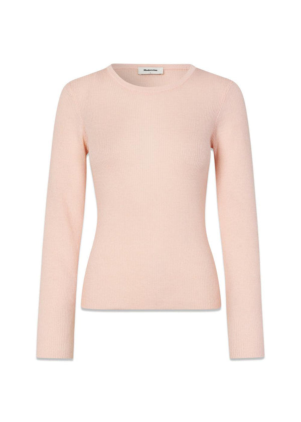 HirokiMD o-neck - Pale Pink-Knitwear-Modström-Butler Loftet