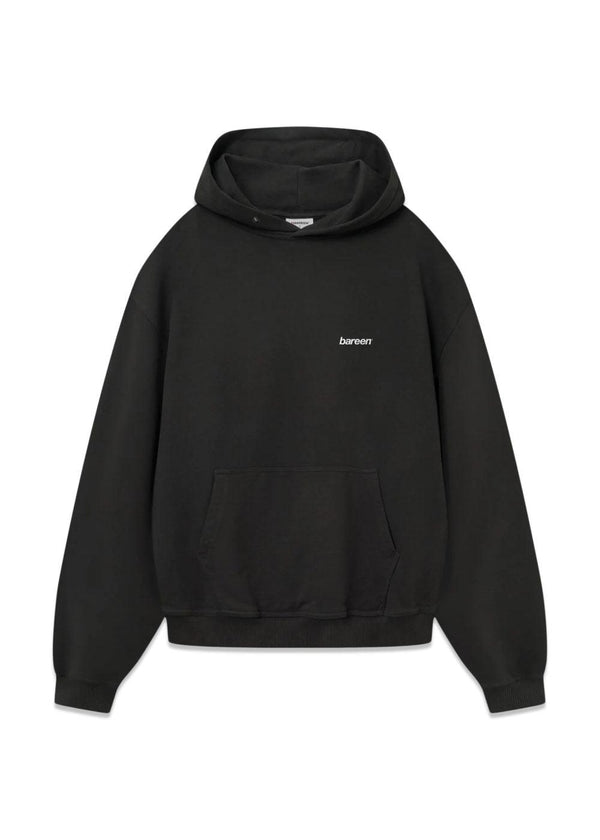 Hoodie Oversize - Logo 2.0 - Black-Hoodies-Bareen-Butler Loftet