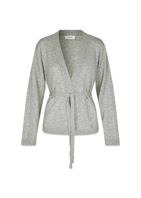 HowieMD cardigan - Gray Melange-Knitwear-Modström-Butler Loftet