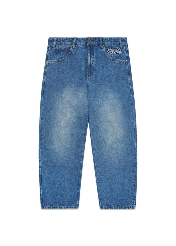 INK DENIM JEANS - Worn Blue-Jeans-Butter Goods-Butler Loftet