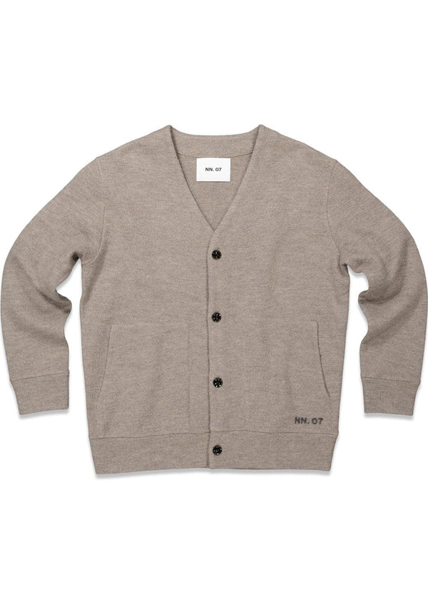 Nn. 07s Ice Cardigan 6398 - Khaki Beige. Køb blazers her.