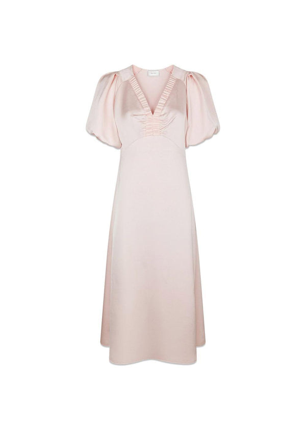 Illana Heavy Sateen Dress - Light Pink-Dress-Neo Noir-Butler Loftet