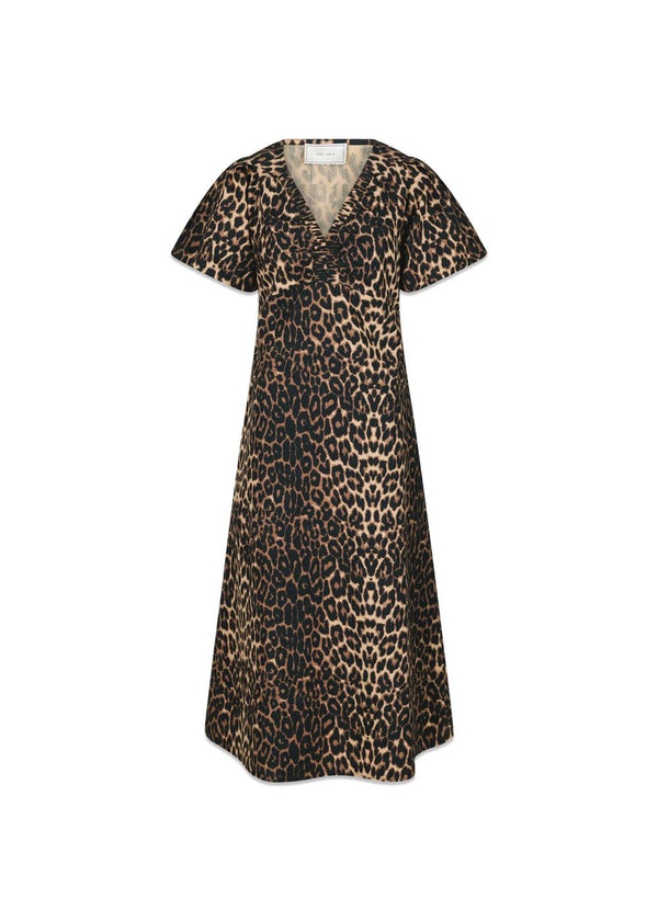 Illana Leo Dress - Leopard-Dress-Neo Noir-Butler Loftet