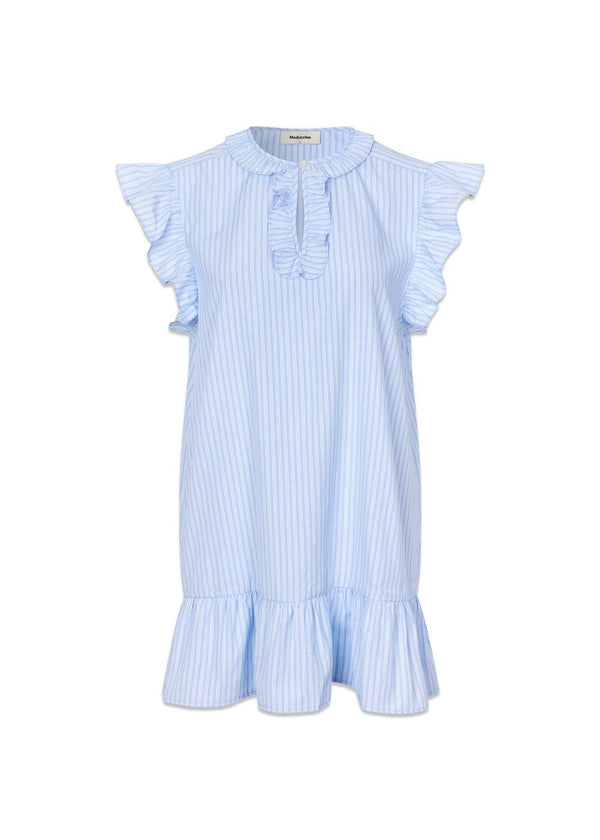 InaraMD dress - Light Blue Stripe-Dress-Modström-Butler Loftet