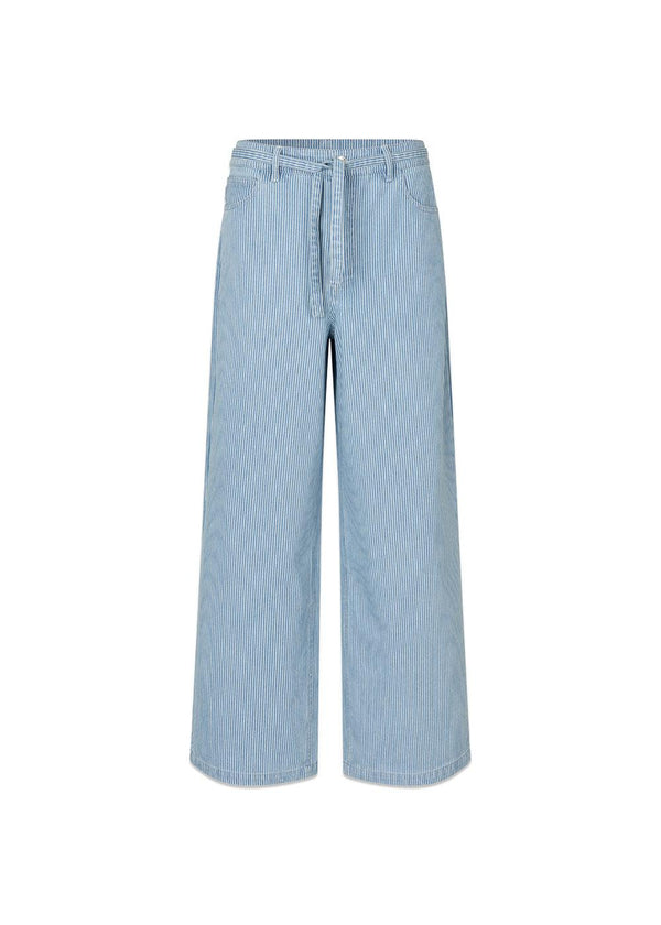IsoldeMD pants - Soft Blue Stripe-Pants-Modström-Butler Loftet