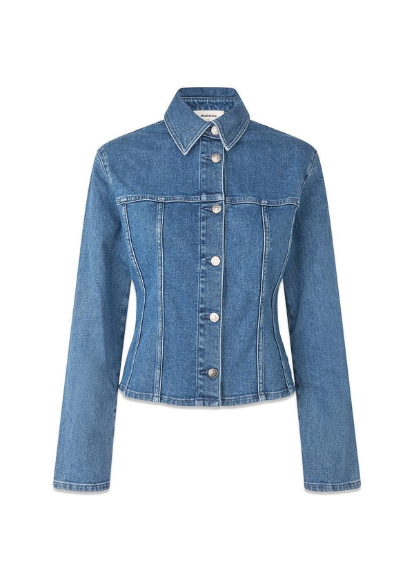 IsoldeMD solid shirt - Distressed Blue-Shirts-Modström-Butler Loftet