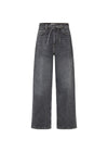 Isoldemd solid pants - Black Wash-Jeans-Modström-Butler Loftet