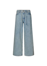 Isoldemd solid pants - Blue Beige Wash-Jeans-Modström-Butler Loftet