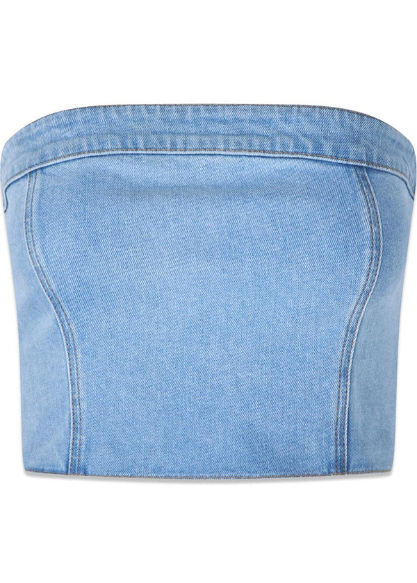 IvannaMD top - Light Blue Wash-Top-Modström-Butler Loftet