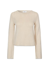 IvonneMD flared o-neck - Summer Sand-Knitwear-Modström-Butler Loftet
