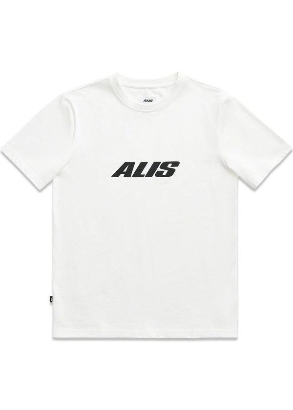 JERON ESSENTIAL T-SHIRT W/ LOGO - Solid White-T-shirts-ALIS-Butler Loftet