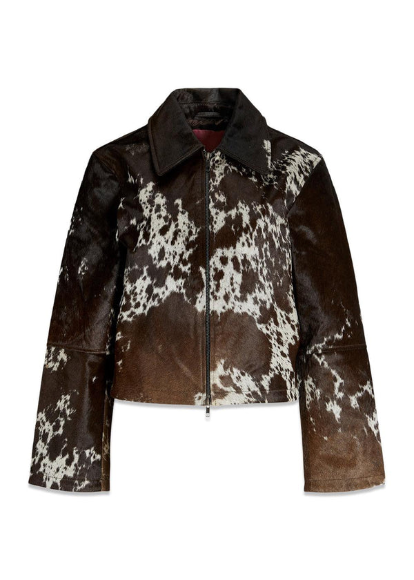 JXENYA COW LEATHER SHORT JACKET OTW LN - Bone White/Cow-Outerwear-JJXX-Butler Loftet