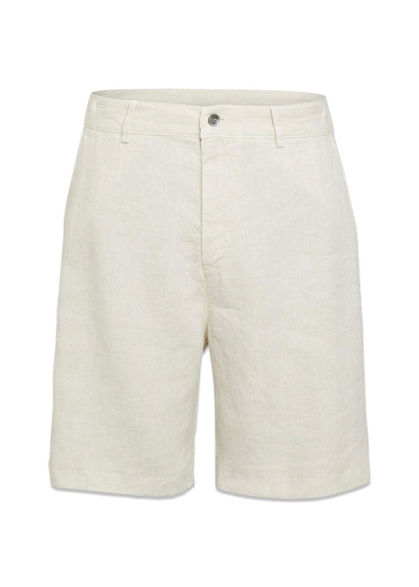 James Casual Shorts - Cream White-Shorts-Oscar Jacobson-Butler Loftet