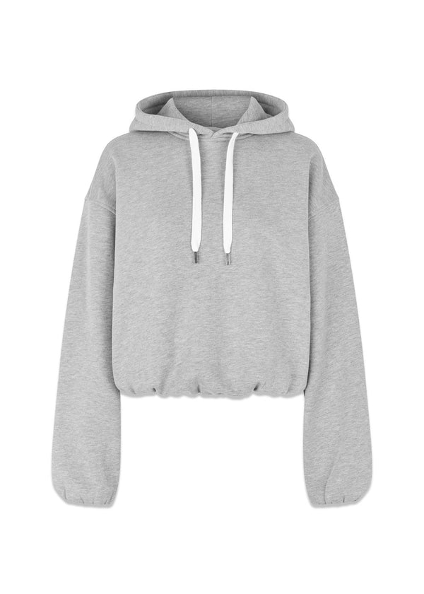 Jamie Sweat Hood - Grey Mel-Sweatshirts-Oval Square-Butler Loftet
