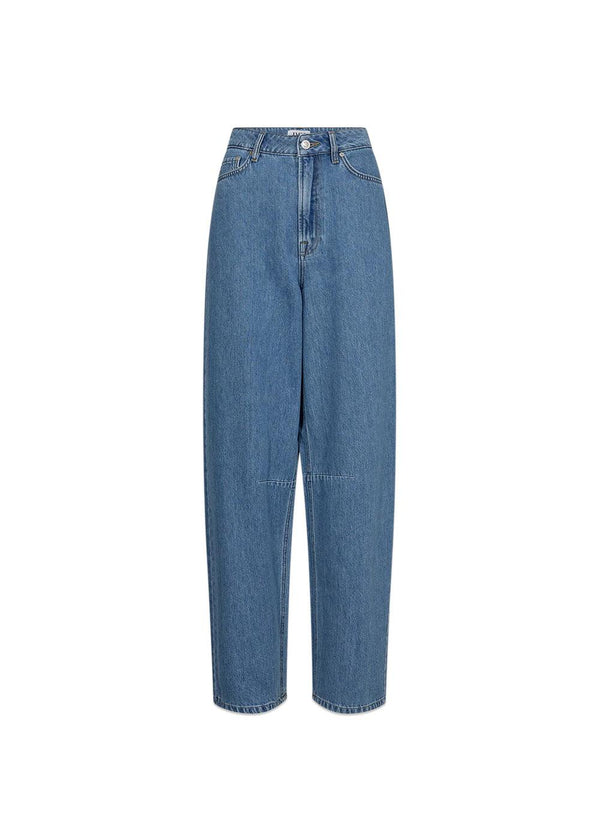 Janice Slung Jeans Wash Mid Blue - Denim Blue-Jeans-Ivy Copenhagen-Butler Loftet