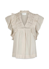 Jayla S Voile Top - Ivory-Top-Neo Noir-Butler Loftet