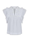 Neo Noir Jayla S Voile Top - White. Buy tops here.
